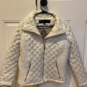 White short puffer jacket
